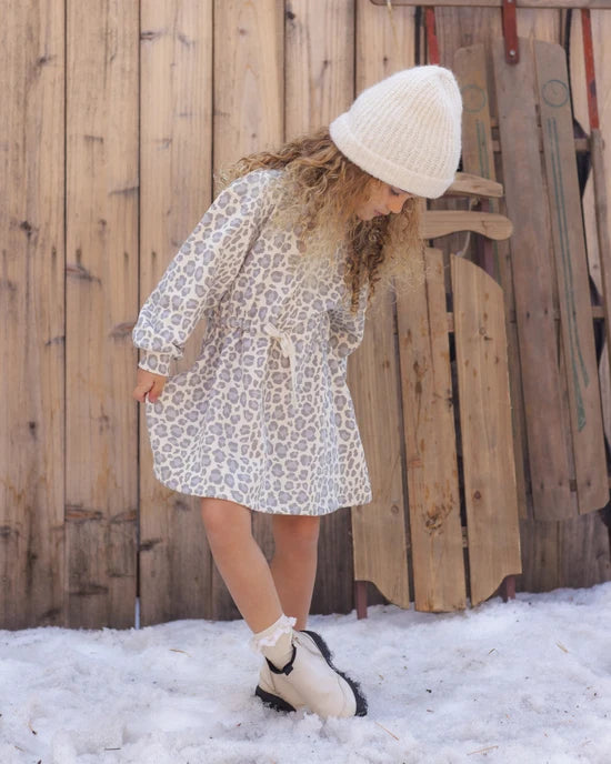Rylee + Cru - Tate Dress || Blue Leopard