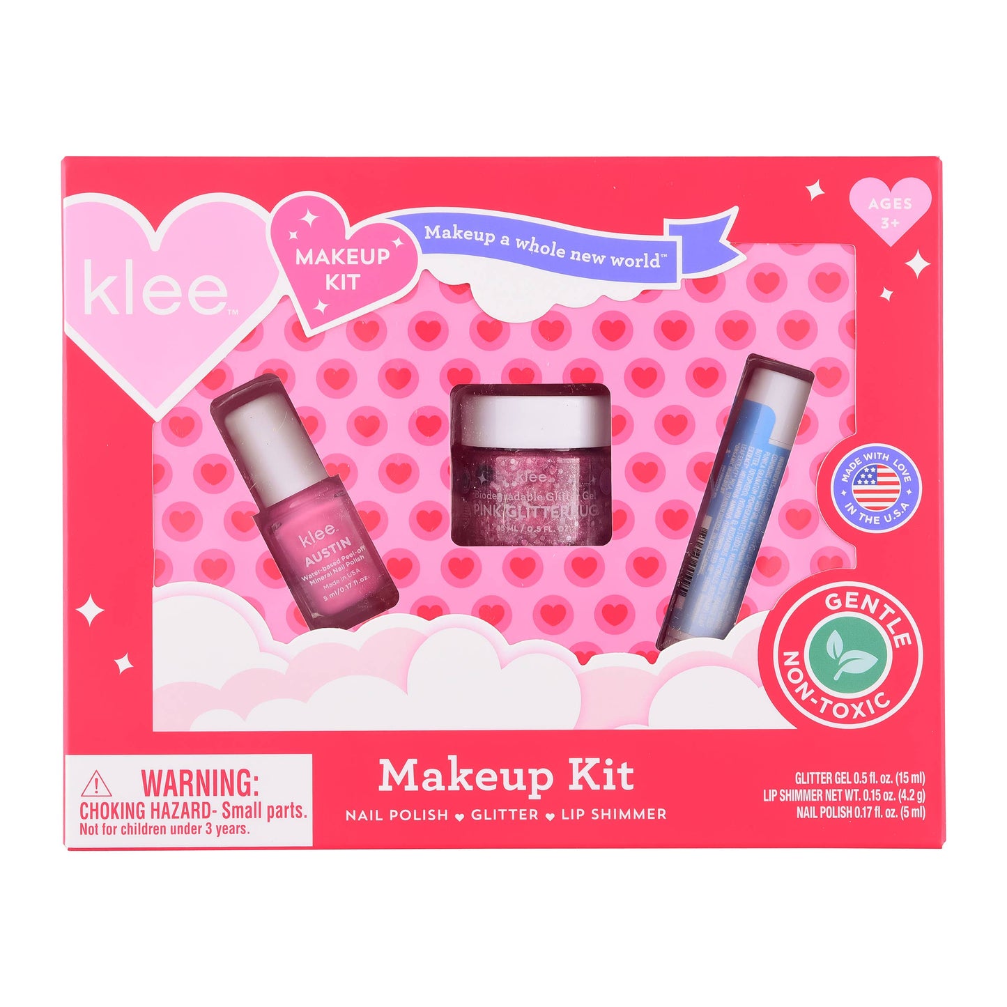 Klee Naturals - Valentine's Day Makeup Set: Cupid's Hug