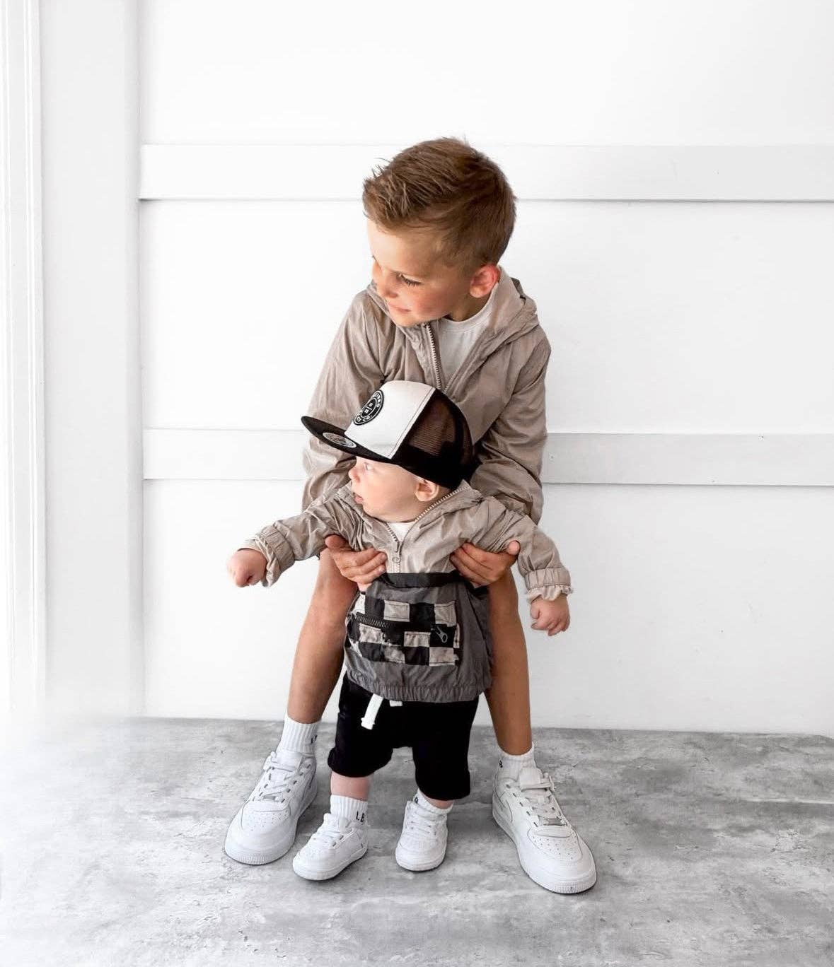Little Bipsy - Check Block Windbreaker