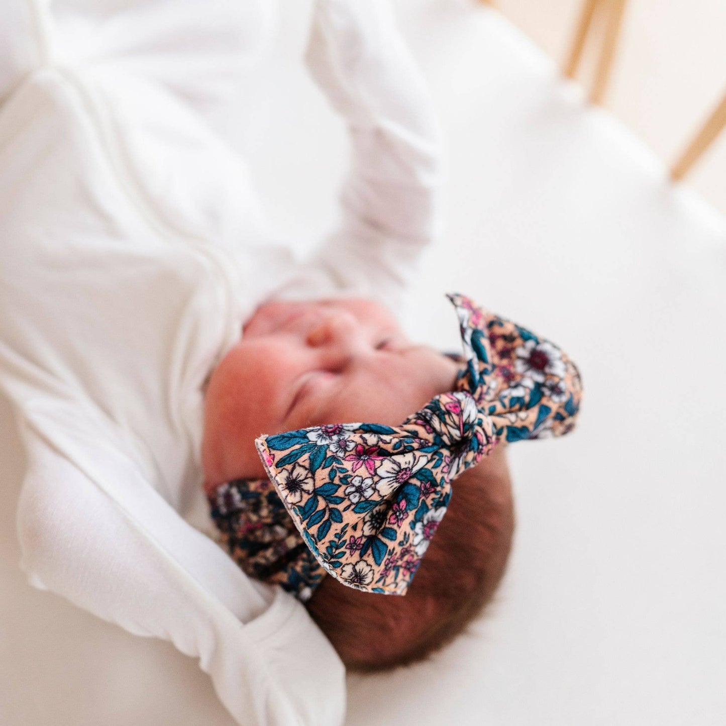 Baby Bling Bows - Baby Bling® Fall Printed Knot soft nylon headband: Autumn Field