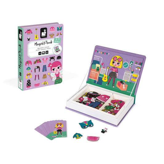 Janod - Magneti'book - Girl's Costumes