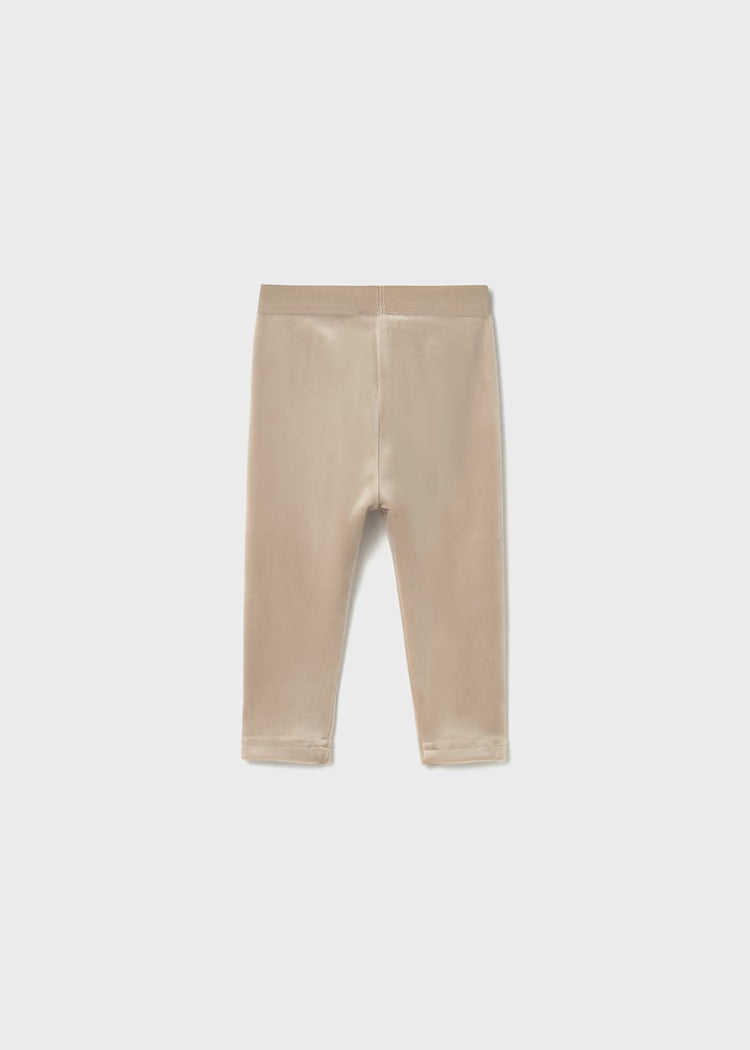 Mayoral - Basic Velvet Leggings - Toffee