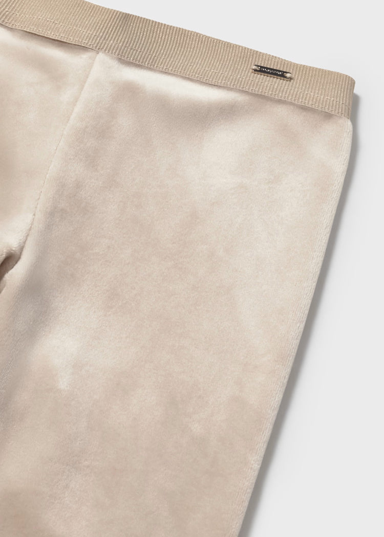 Mayoral - Basic Velvet Leggings - Toffee