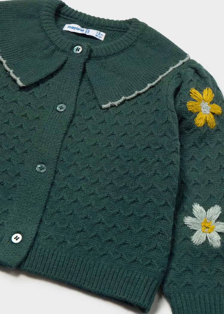 Mayoral - Water Lily Knit Cardigan (2306)