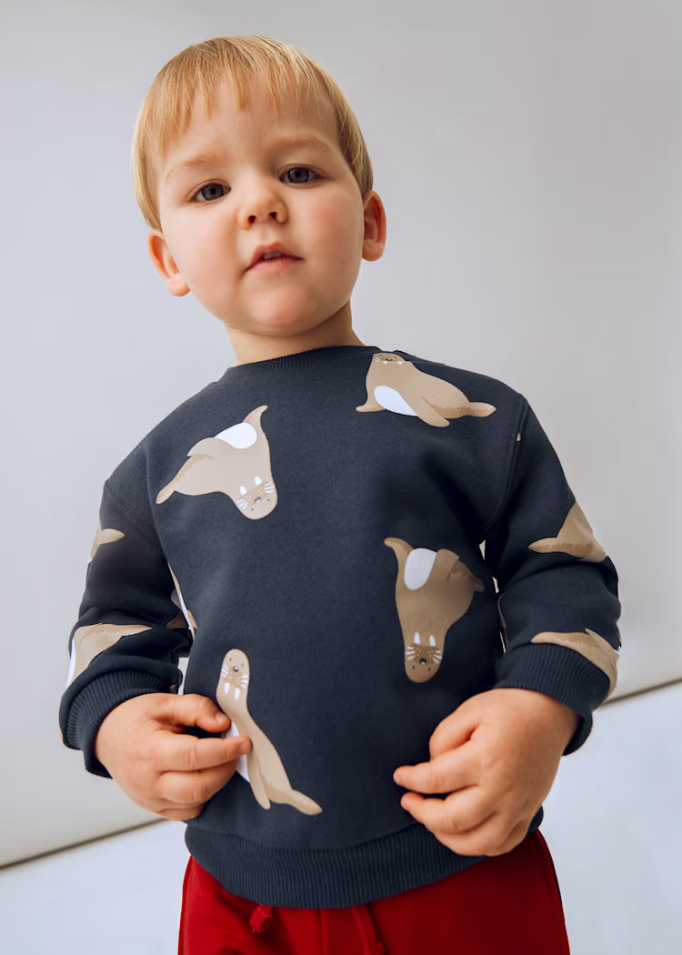 Mayoral - Walrus Printed Pullover