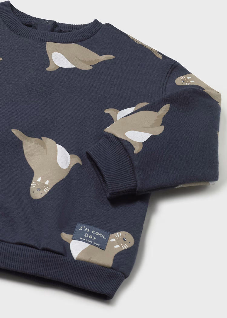 Mayoral - Walrus Printed Pullover