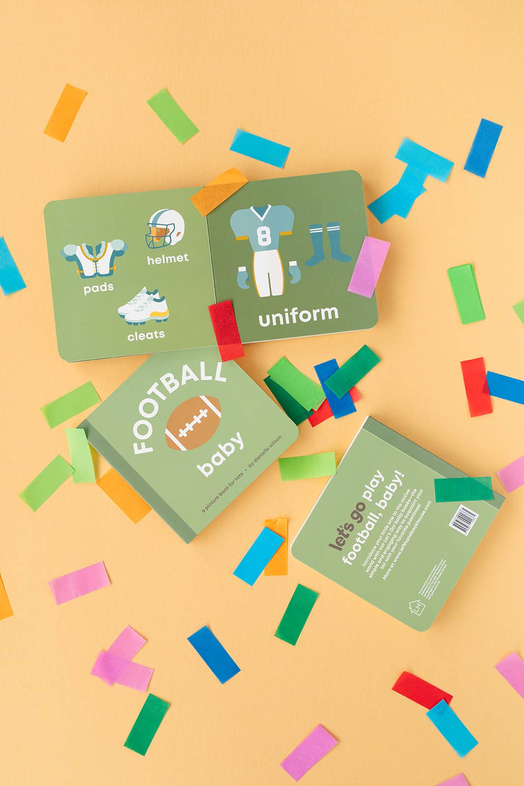 Left Hand Book House - Football Baby- Board Book