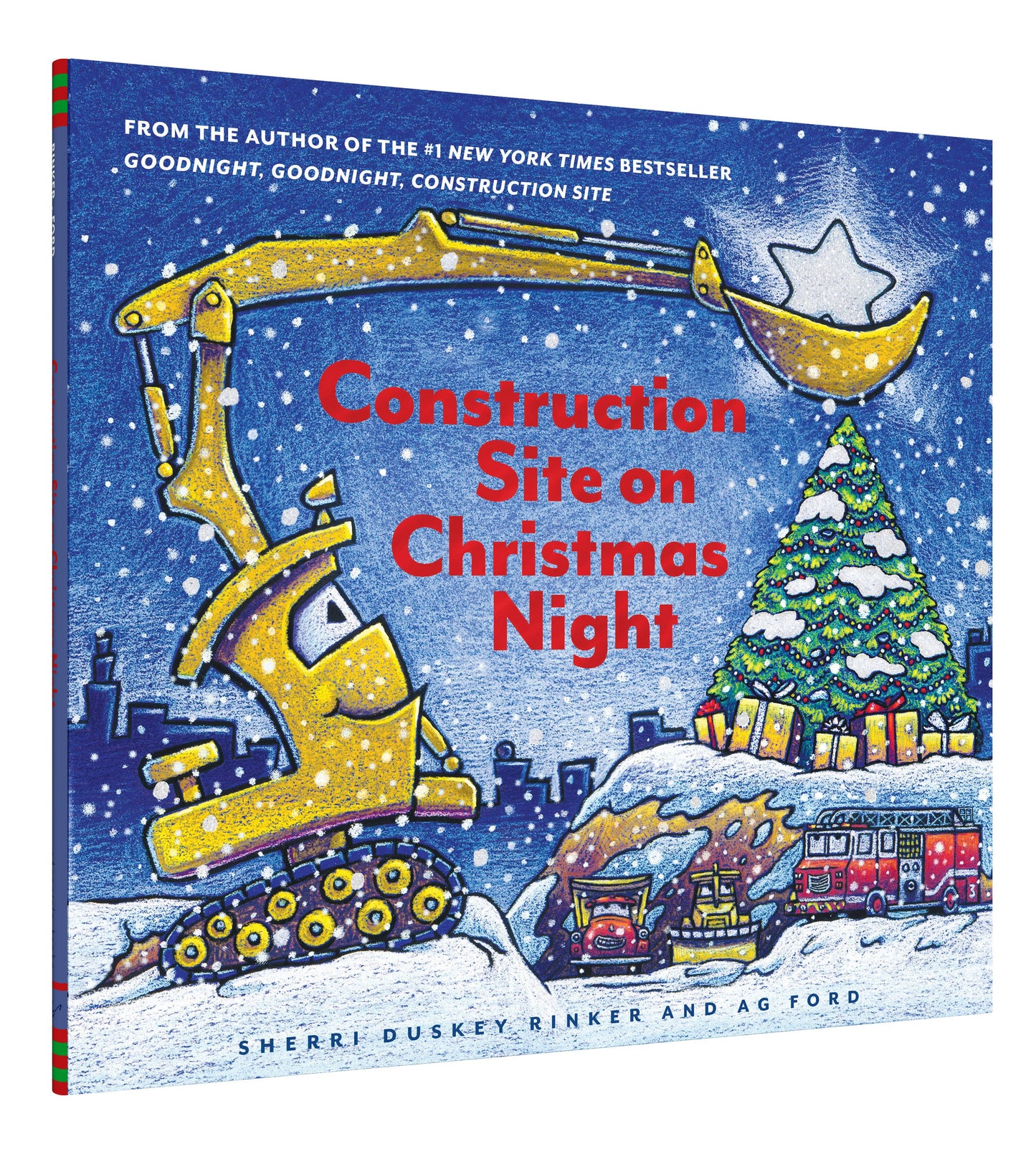 Chronicle Books - Construction Site on Christmas Night Book