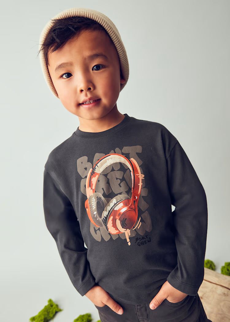 Mayoral - L/S Headphones T-Shirt