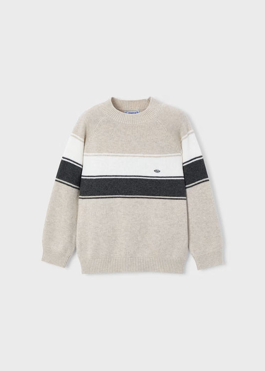 Mayoral - Striped Knit Sweater