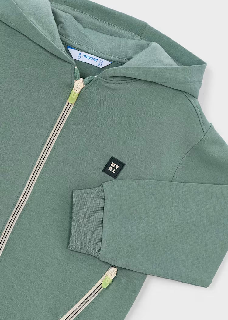 Mayoral - Green Zipper Sweatshirt (3442)