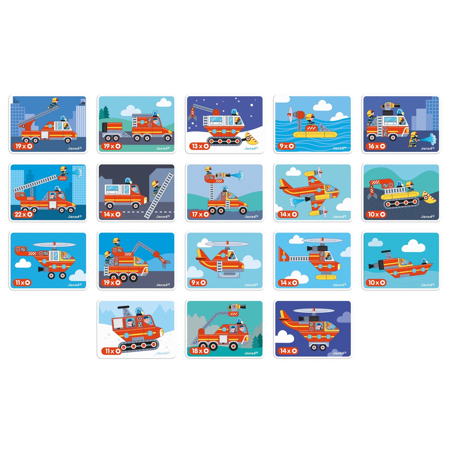 Janod - MAGNETI'BOOK - Firemen