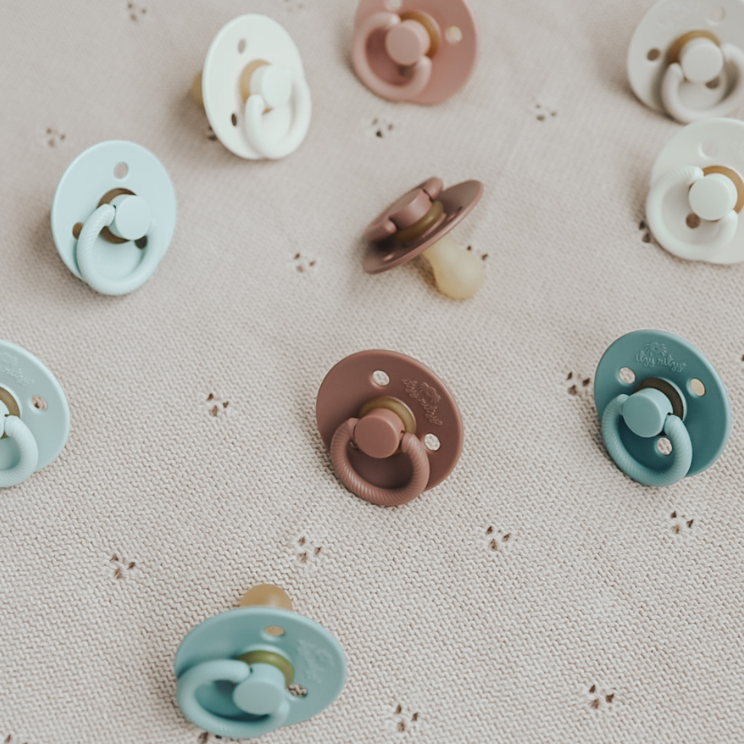 Itzy Ritzy - Itzy Soother™ Natural Rubber Paci Sets: Succulent + Agave (0-6m)