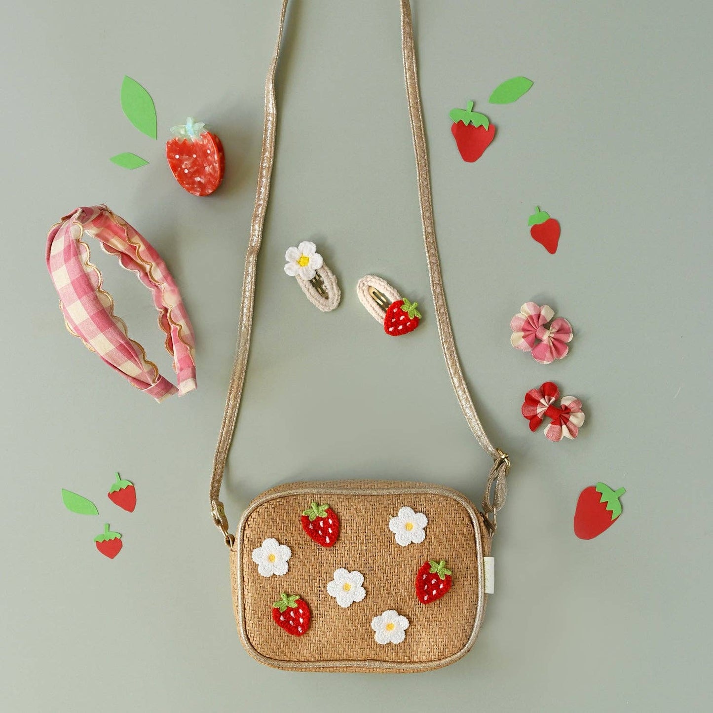 Rockahula Kids US - Crochet Daisy and Strawberry Clips