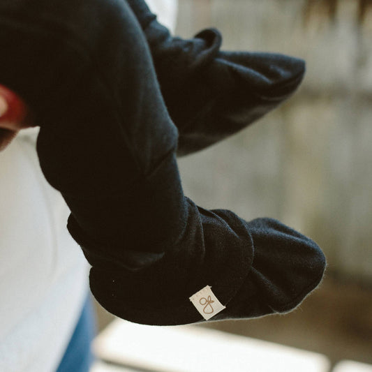 goumikids - Viscose Bamboo + Organic Cotton Baby Boots - Asphalt