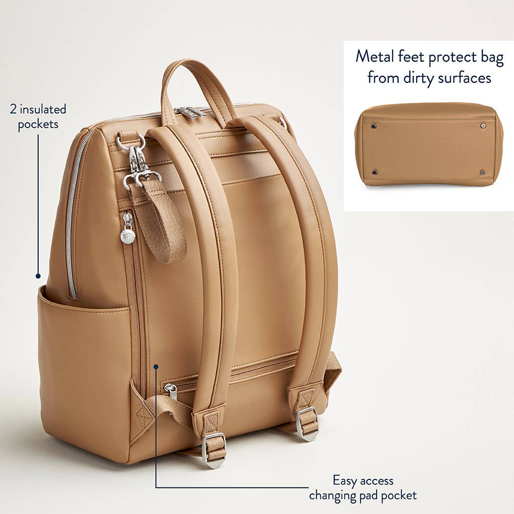 Itzy Ritzy - Eras Backpack™ Diaper Bag: Chai Latte