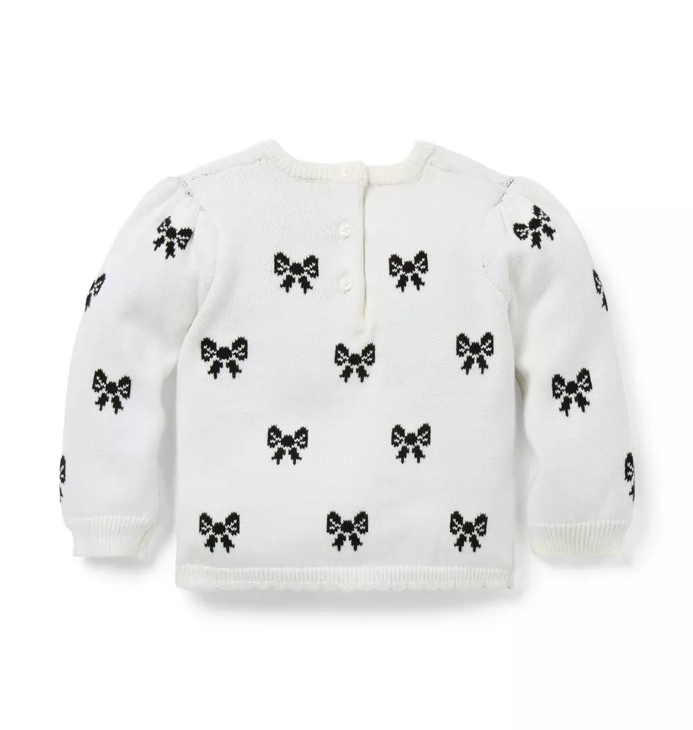 Janie and Jack - Bow Sweater