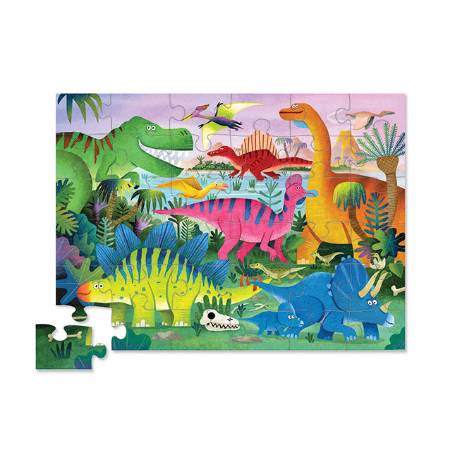 Crocodile Creek - Dino Land 36pc Floor Puzzle