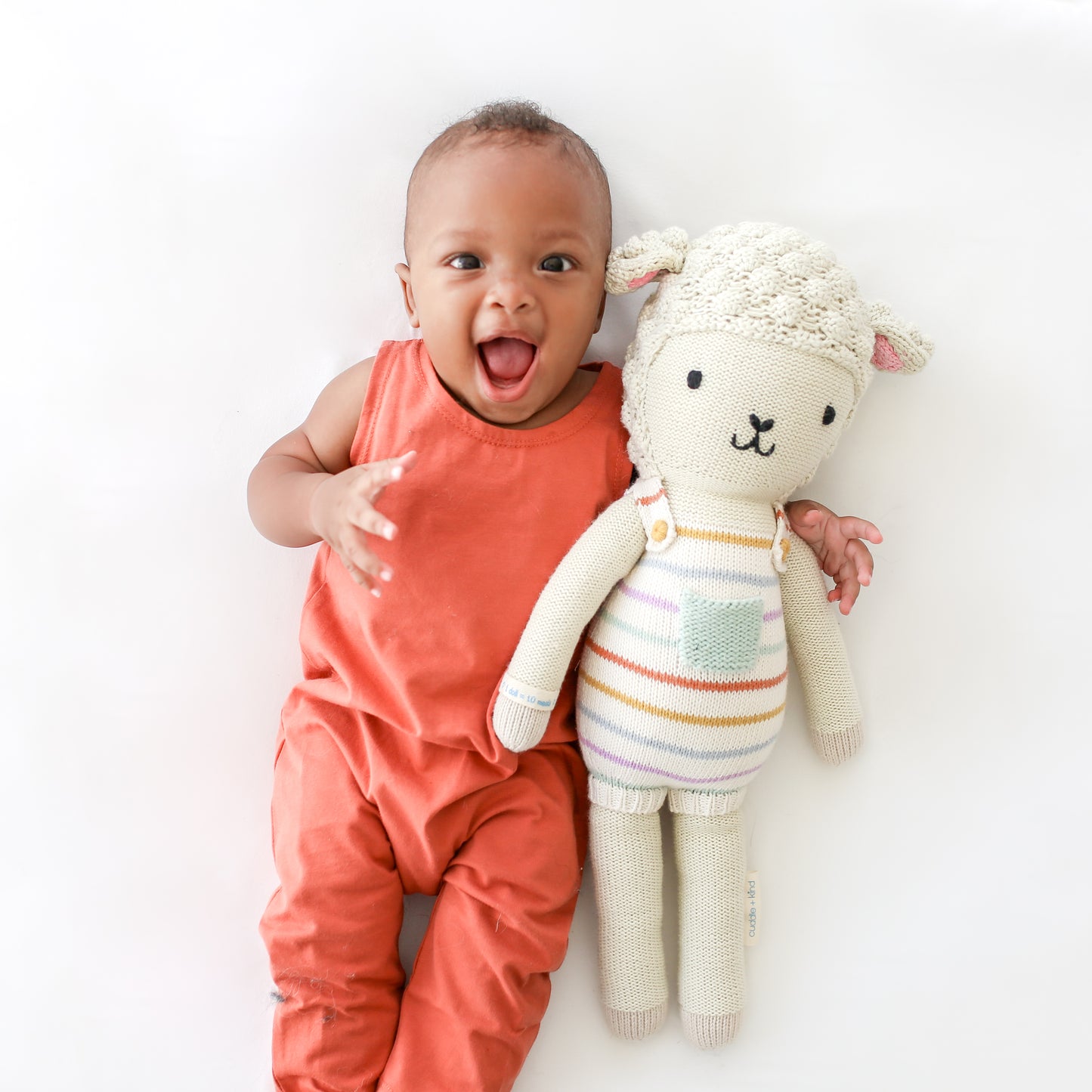 cuddle + kind - Avery the Lamb Handknit Dolls