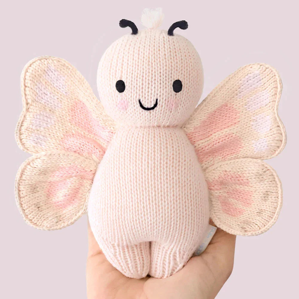 Cuddle + Kind -Baby Butterfly Pink Petal - Baby Animal Collection