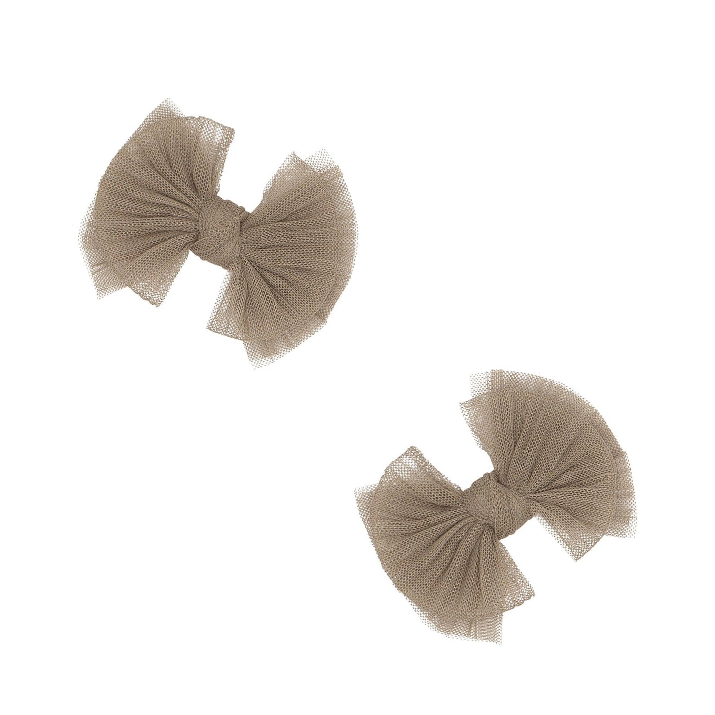 Baby Bling Bows - Baby Bling® 2-Pack Tulle Baby FAB® hair bow clips: Pink Multi Star