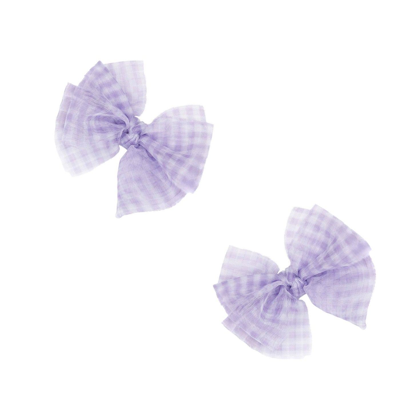 Baby Bling Bows - Baby Bling® 2-Pack Tulle Baby FAB® hair bow clips: Pink Multi Star