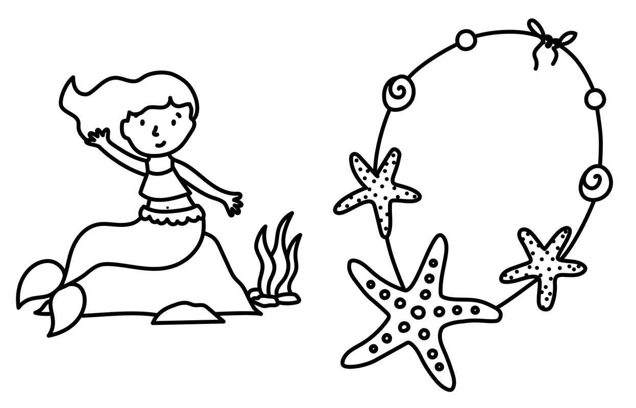 Simon & Schuster - My First Big Book of Mermaids by Little Bee Books: Coloring Book
