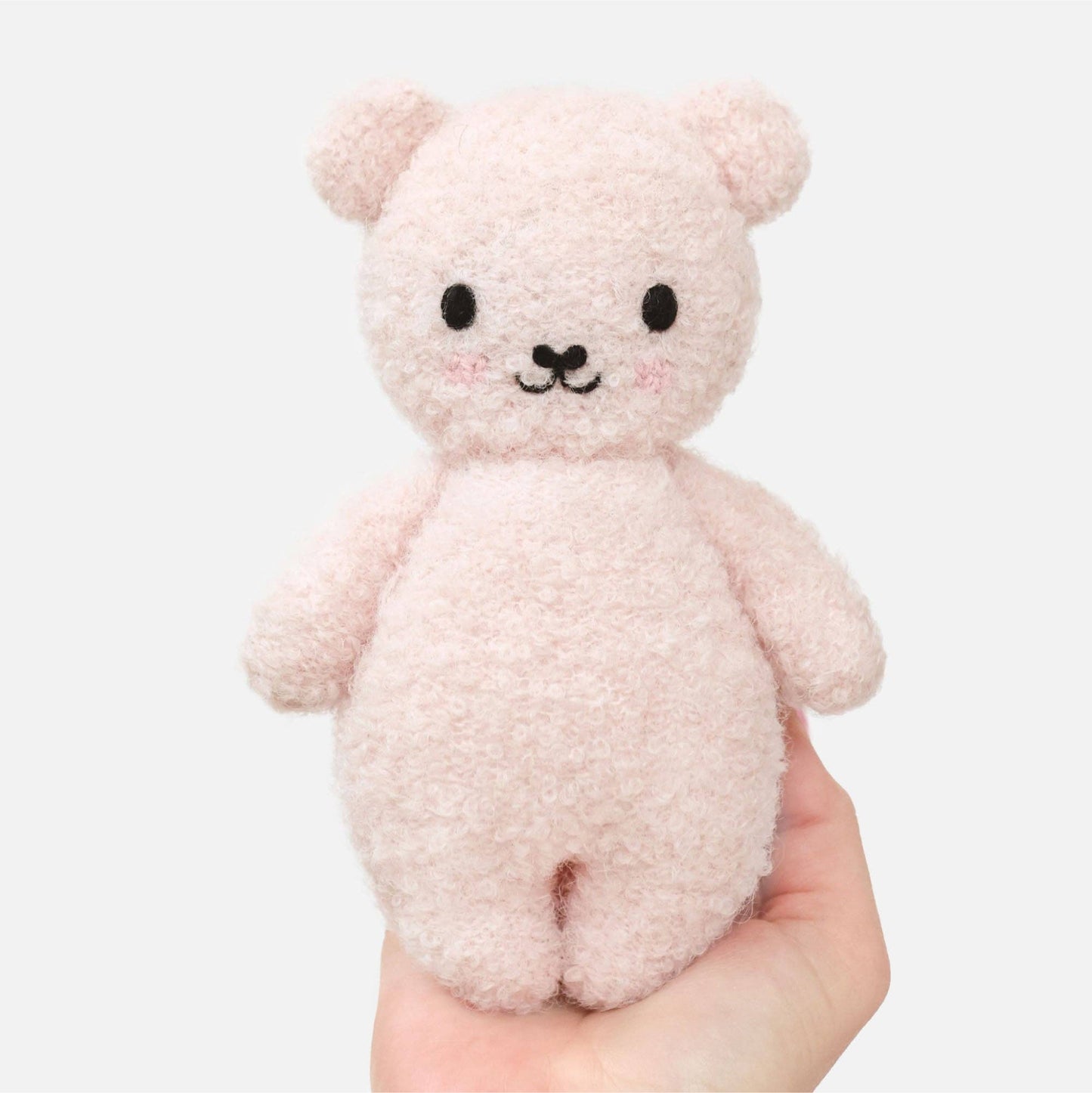 cuddle+kind - Baby bouclé bear (strawberry)