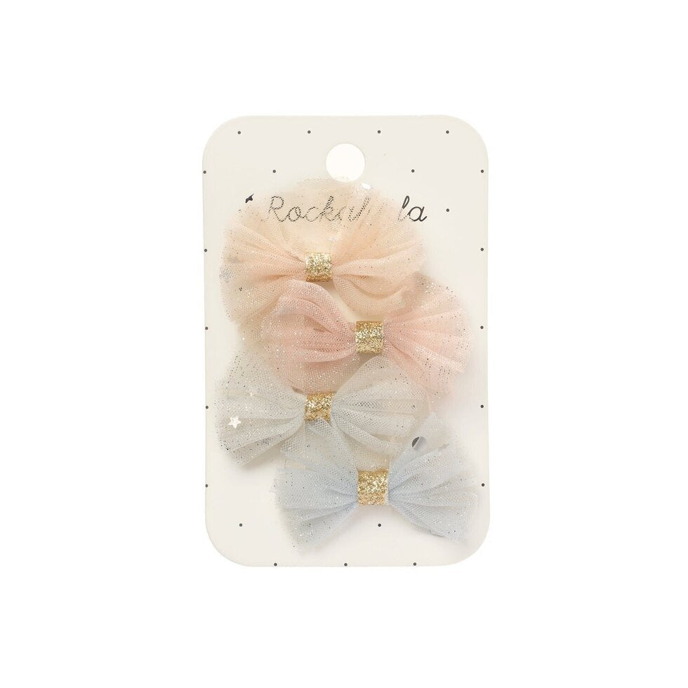 Rockahula Kids US - Sparkle Tulle Mini Bow Clips