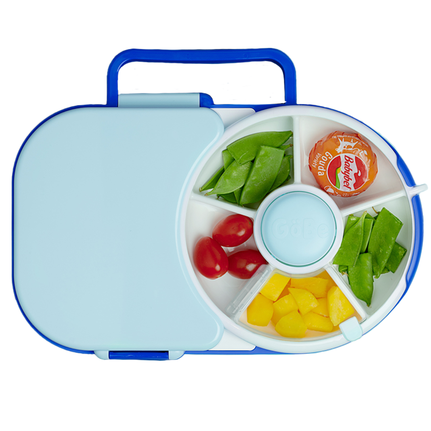 GöBe Kids - GoBe Kids Lunchbox with Snack Spinner: Sage Green
