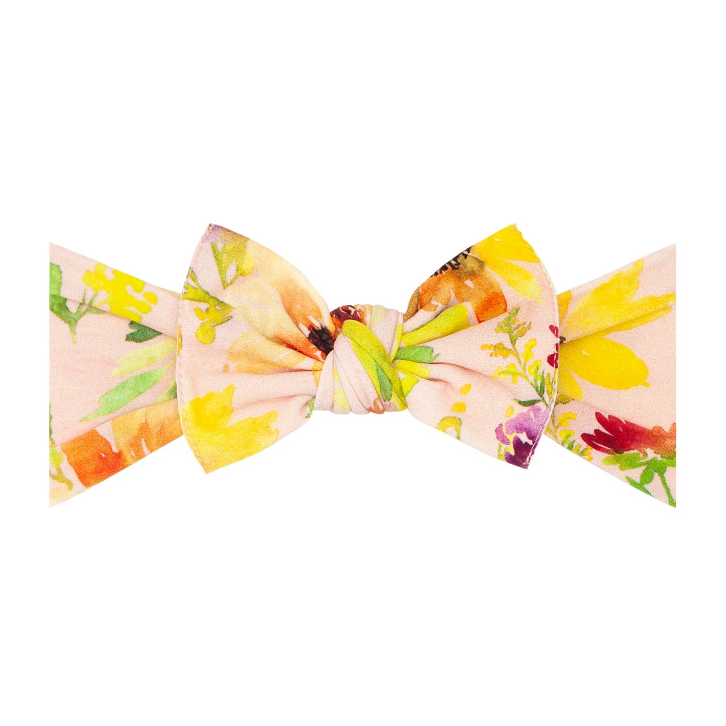 Baby Bling Bows - Baby Bling® Printed Knot soft nylon headband: Delilah