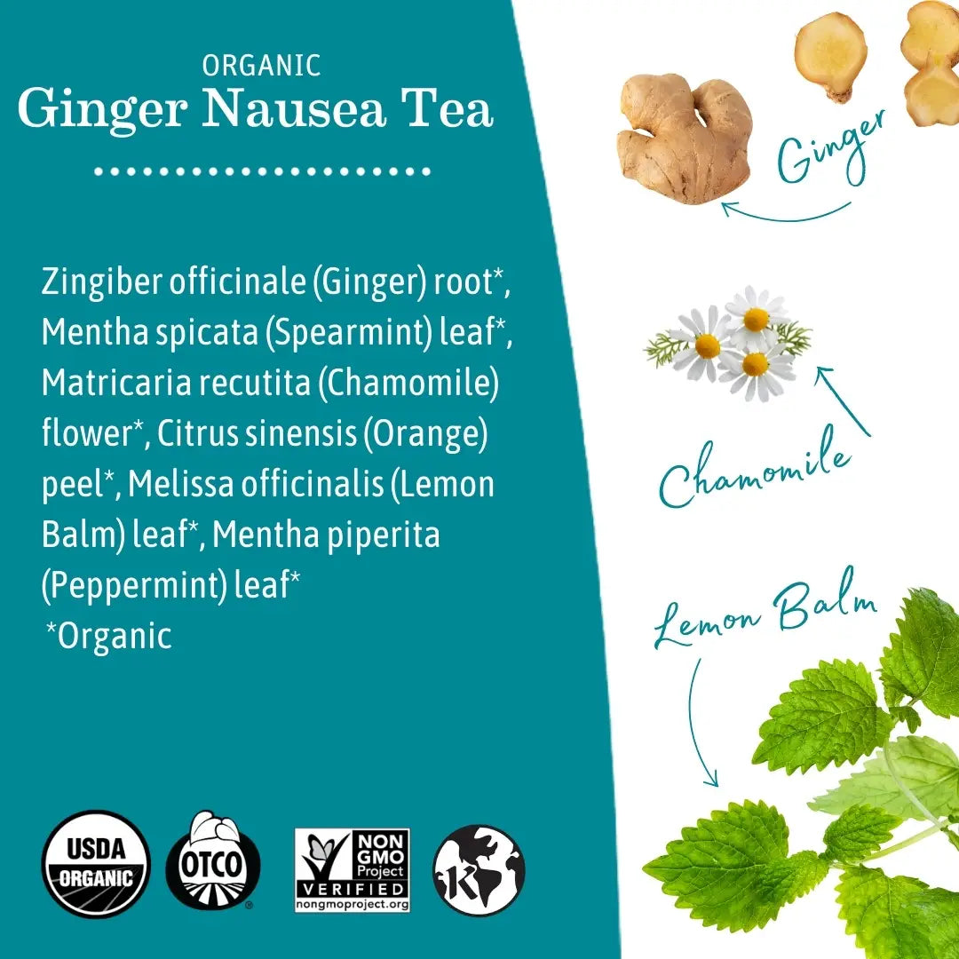 Earth Mama Organics - Organic Ginger Nausea Tea