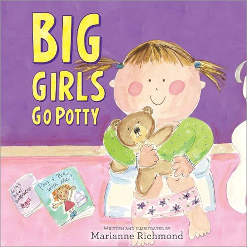 Sourcebooks - Big Girls Go Potty (HC) Book
