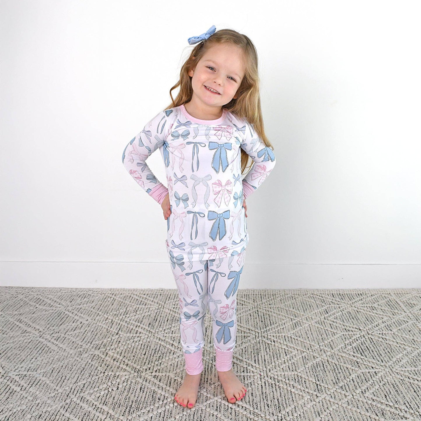 Gigi and Max - Samantha Bows TWO PIECE - NO BUTTON Bamboo Kids Lounge