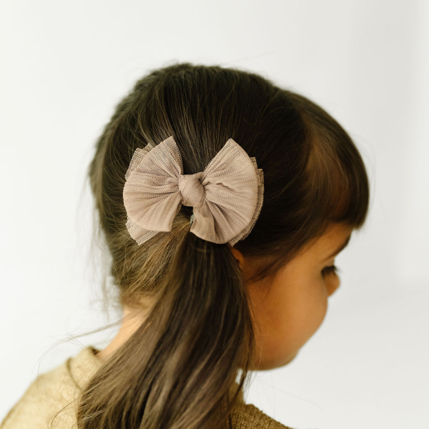 Baby Bling Bows - Baby Bling® 2-Pack Tulle Baby FAB® hair bow clips: Pink Multi Star