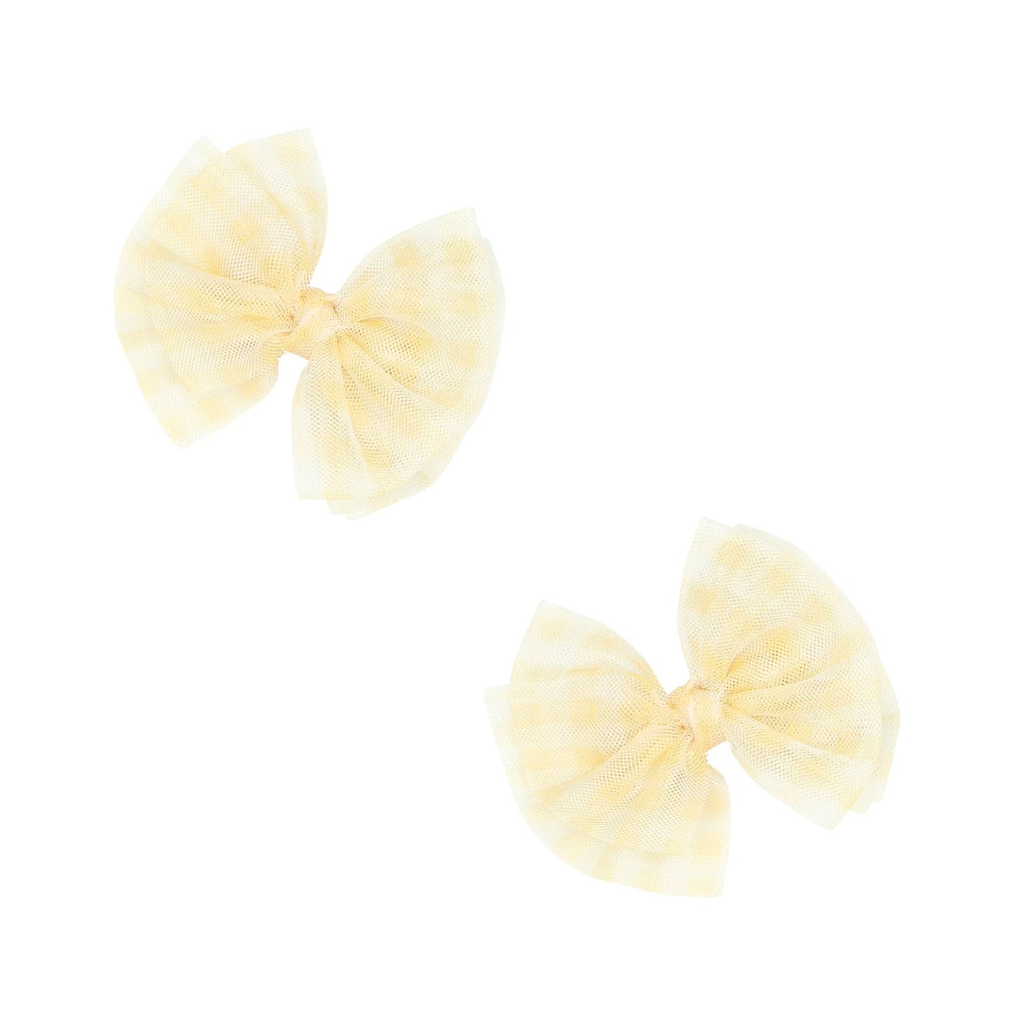 Baby Bling Bows - Baby Bling® 2-Pack Tulle Baby FAB® hair bow clips: Pink Multi Star