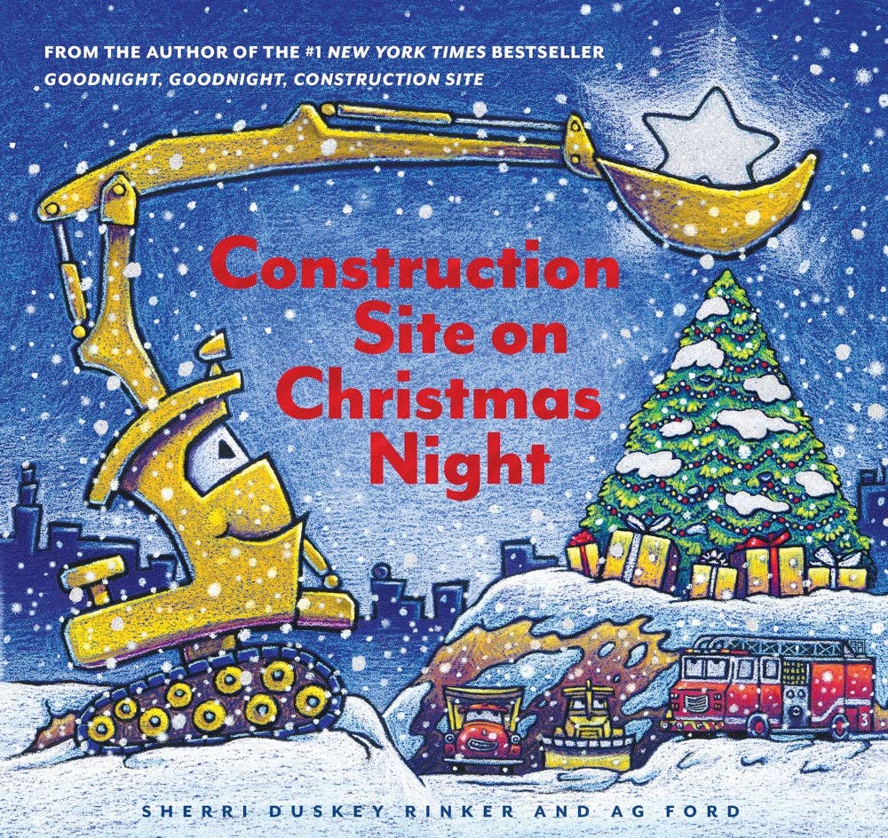 Chronicle Books - Construction Site on Christmas Night Book