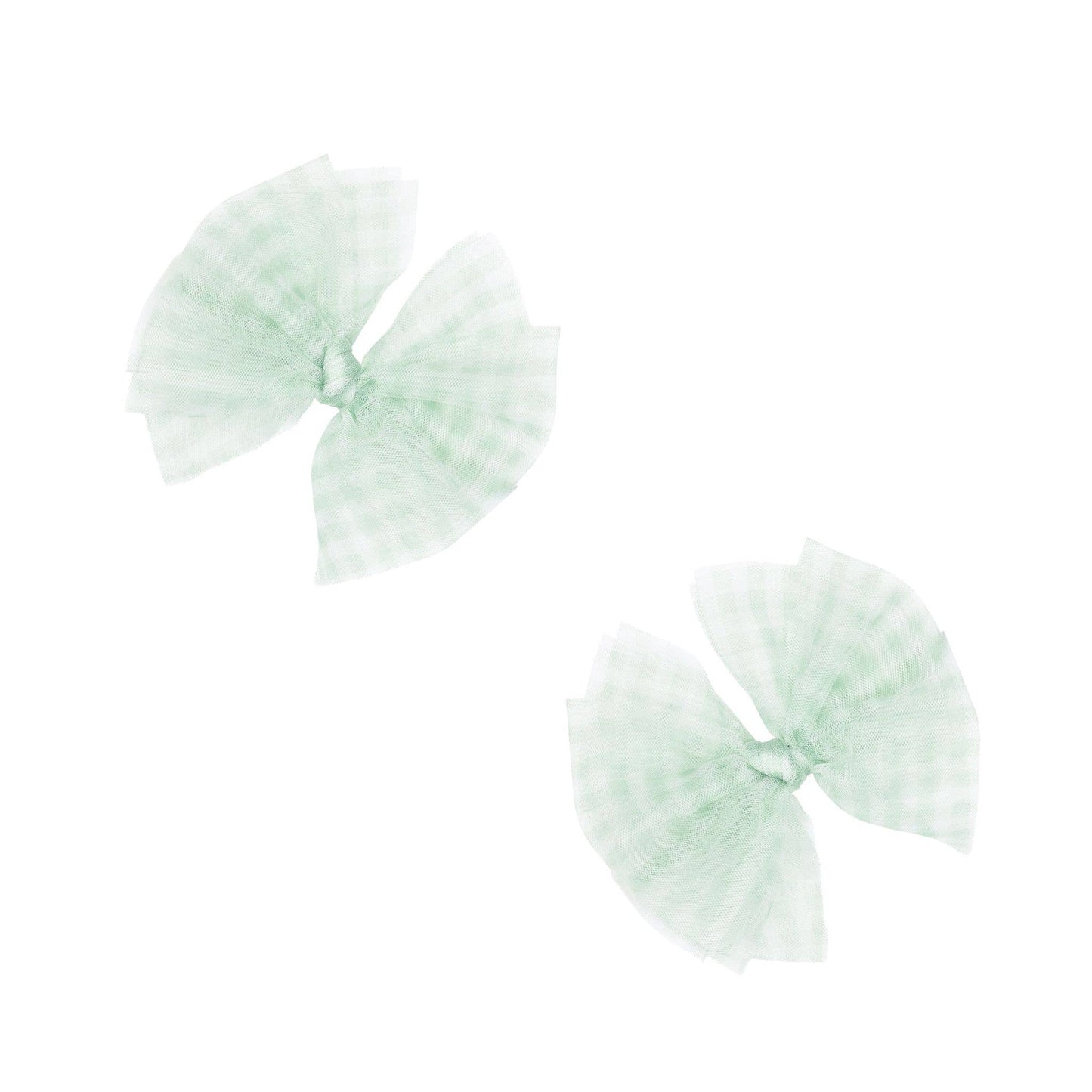 Baby Bling Bows - Baby Bling® 2-Pack Tulle Baby FAB® hair bow clips: Pink Multi Star