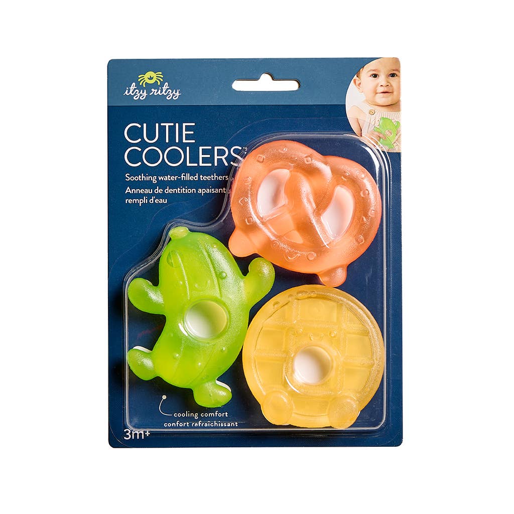 Itzy Ritzy - Cutie Coolers™ Water Filled Teethers (3-pack): Silly Foods