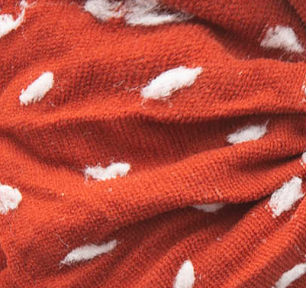 Baby Bling Bows - PATTERNED SHABBY KNOT: sienna dot