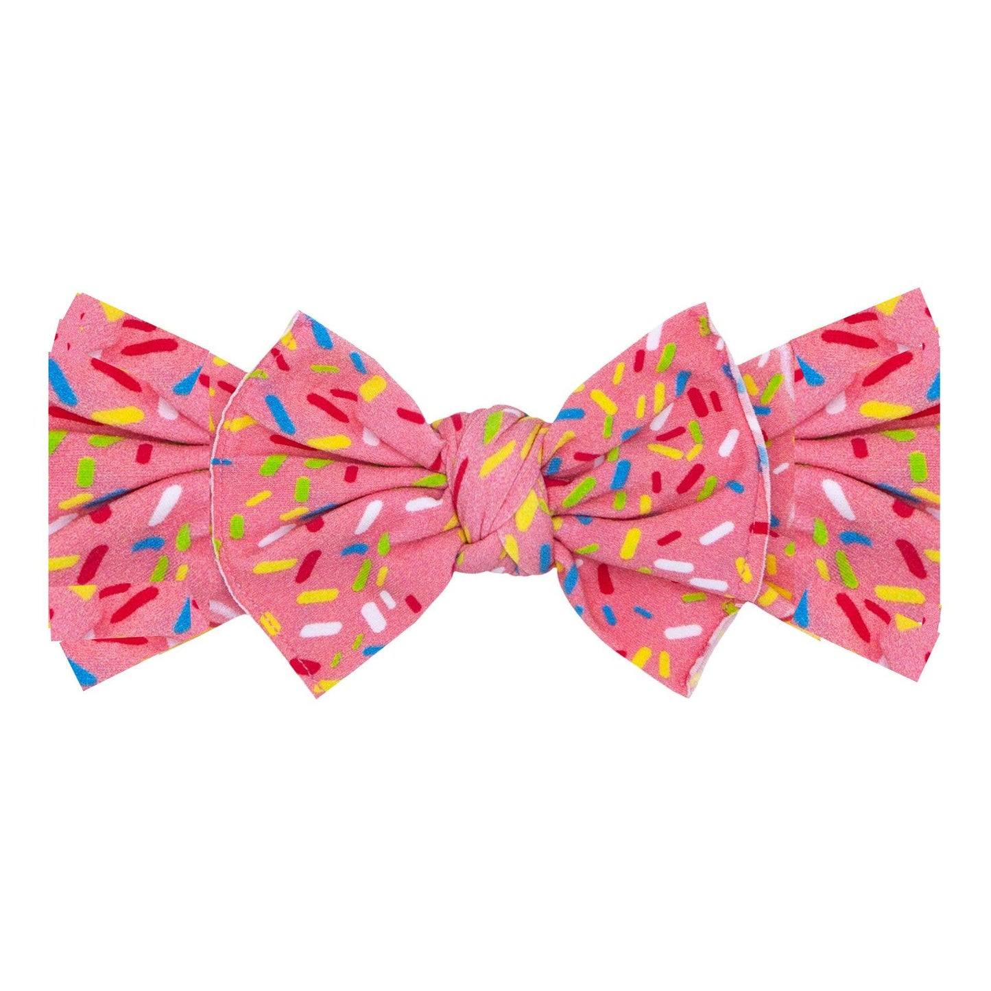 Baby Bling Bows - Baby Bling® Printed Knot soft nylon headband: Delilah