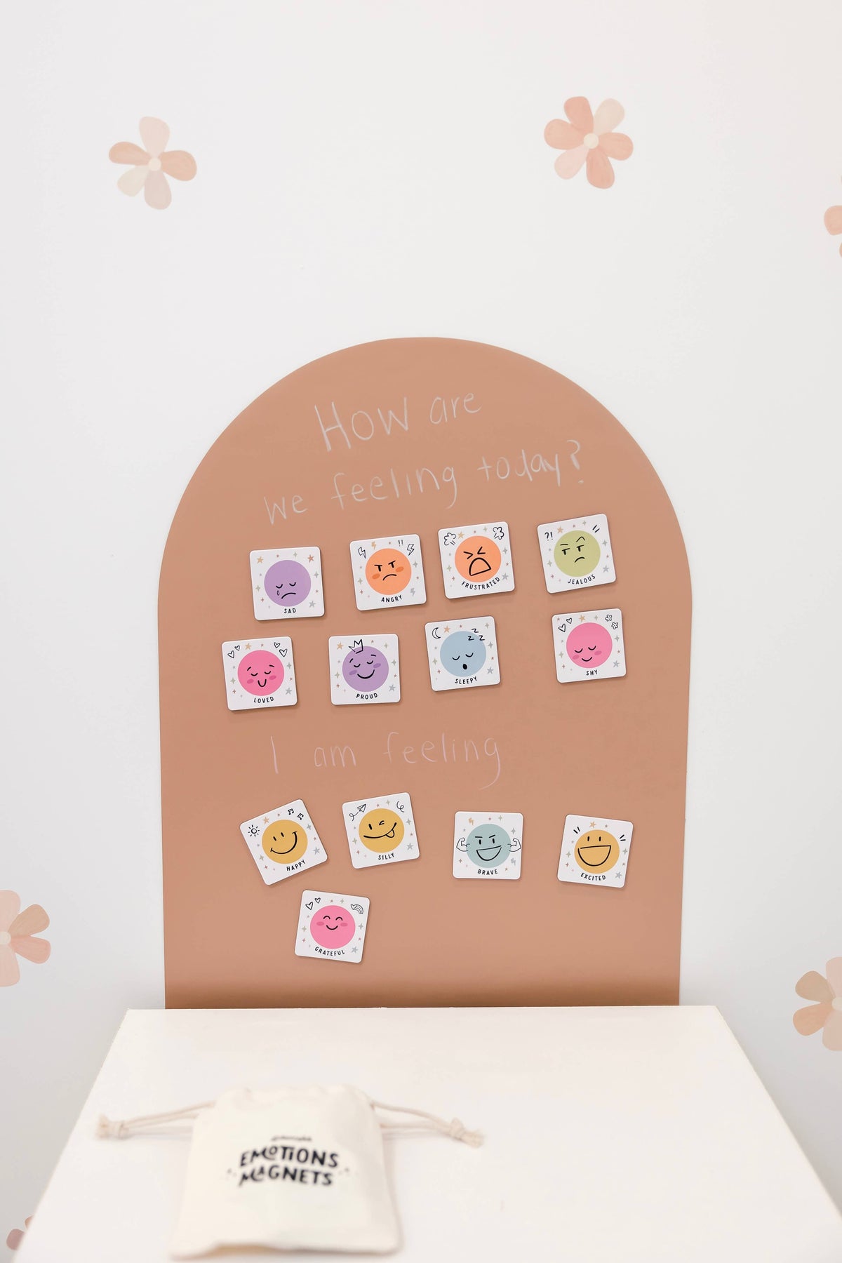 Cherrypick - MINI Magic Playwall - Arch Magnetic Art Wall Decal: Caramel