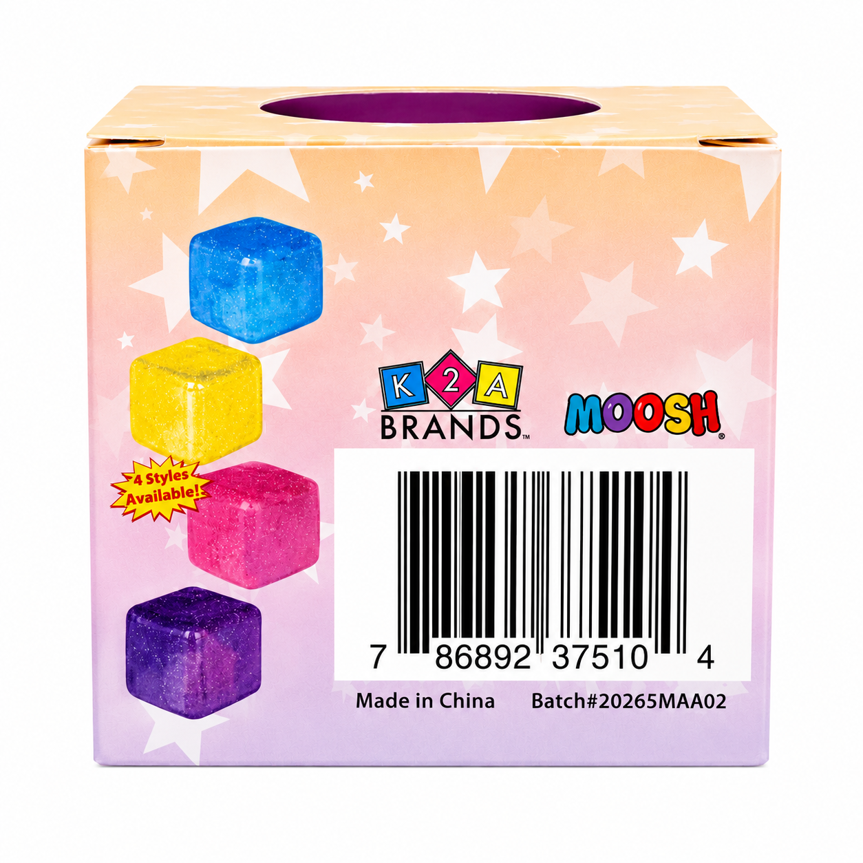 Sugah-Mals - Glitter Mini Sugar Cube Squishy Fidget Toy 1pc (limit 2)