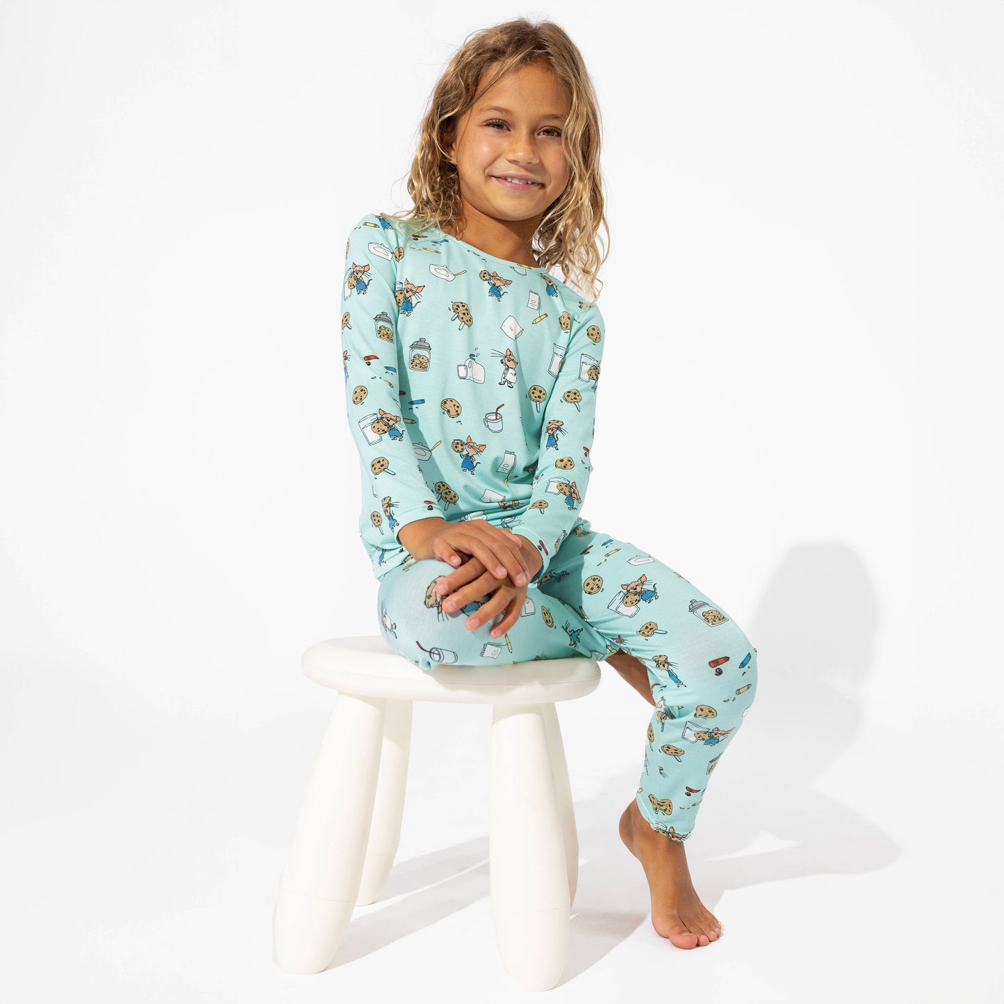 Bellabu Bear - If You Give a Mouse a Cookie Bamboo Kids Pajamas