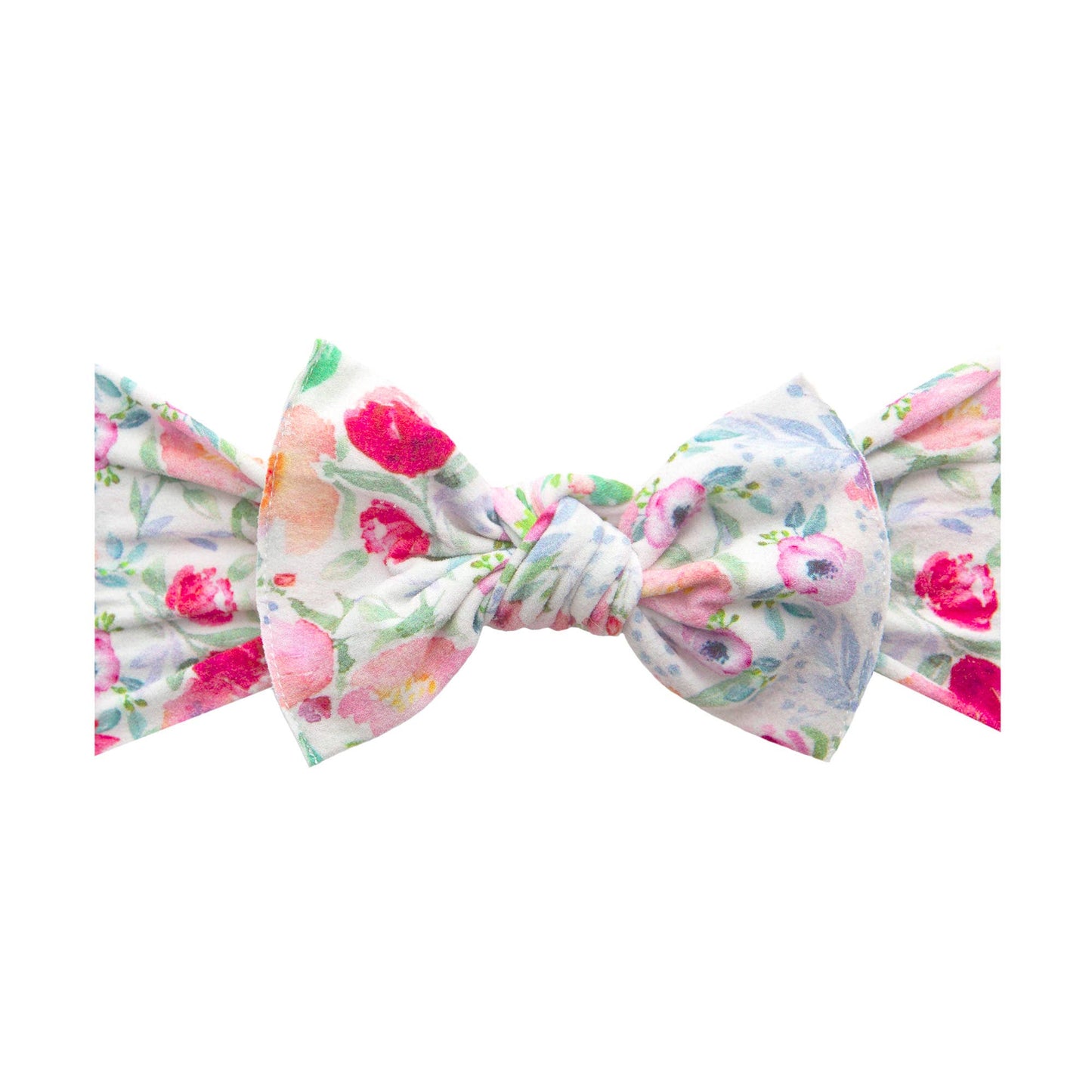 Baby Bling Bows - Baby Bling® Printed Knot soft nylon headband: Delilah
