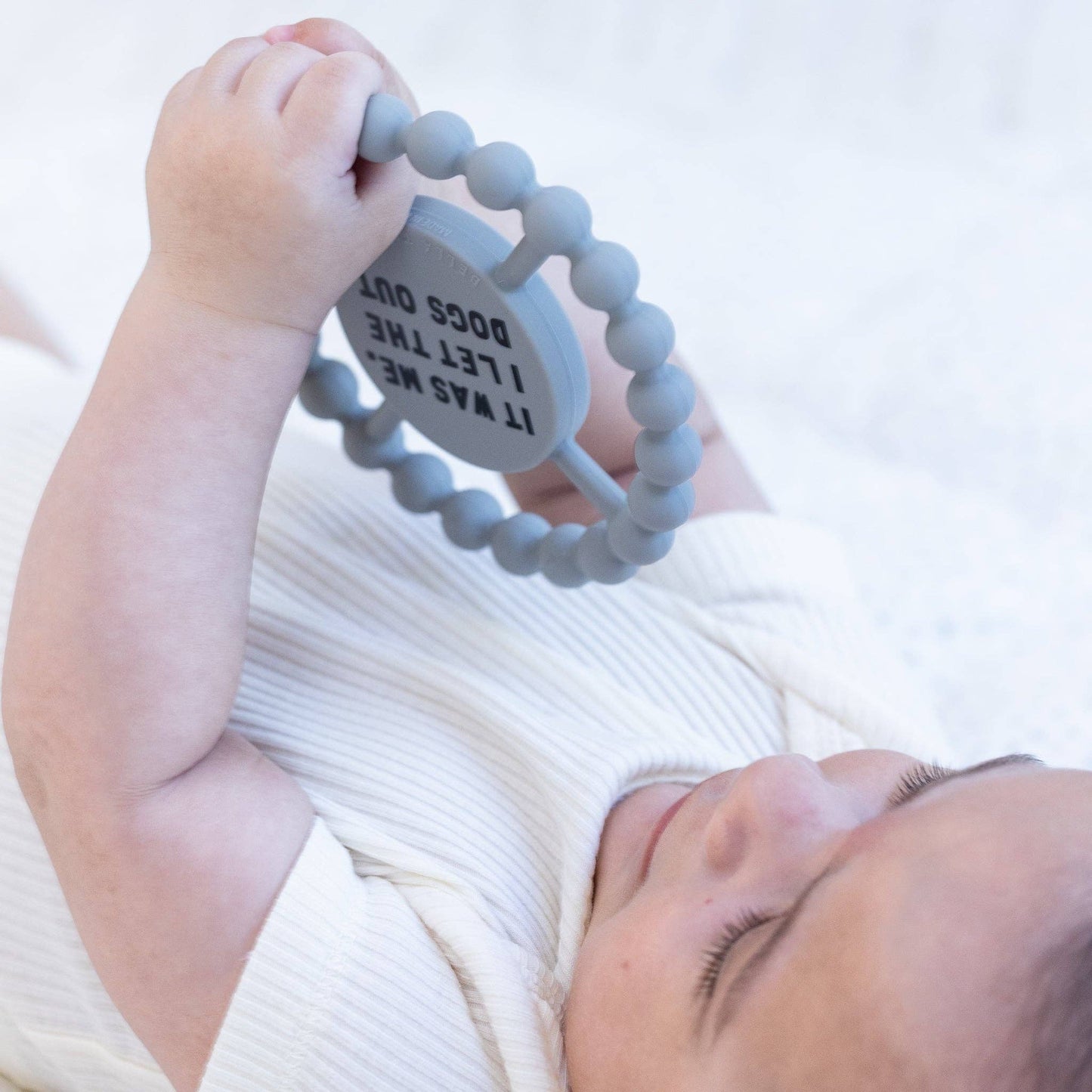Bella Tunno - Dogs Out Happy Teether: Gray