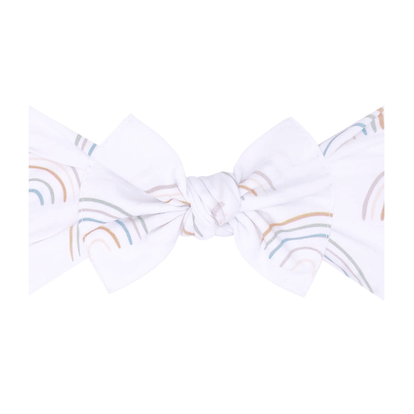 Baby Bling Bows - Baby Bling® Printed Knot soft nylon headband: Delilah