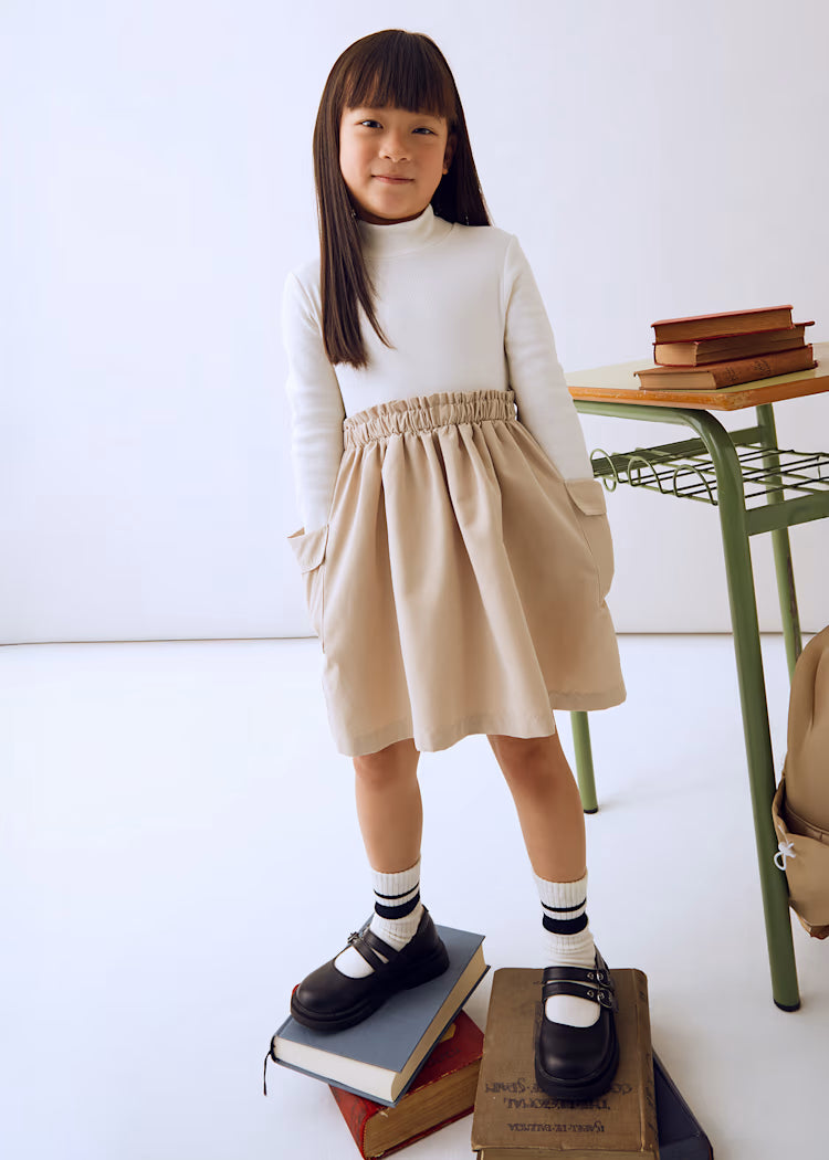 Mayoral - Cargo Dress - Sand