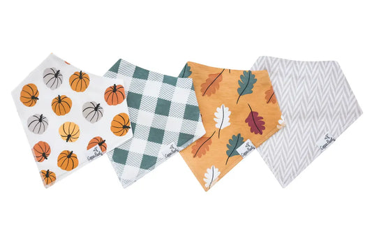 Copper Pearl - Karver Bandana Bib Set (4-pack)