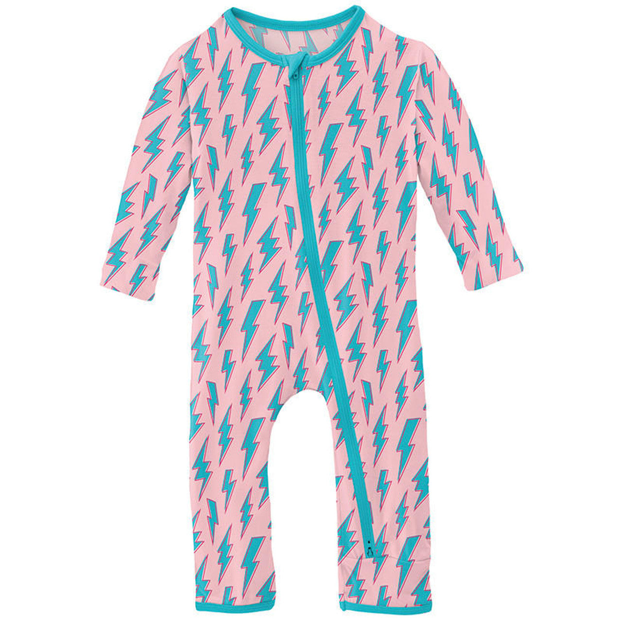 Kickee Pants - Lotus Lightning Zipper PJ